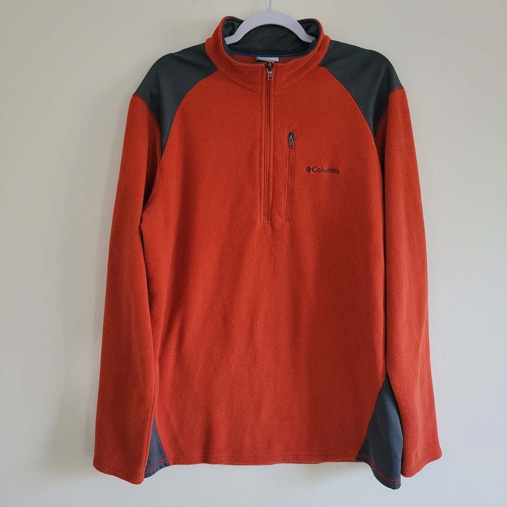 Columbia‎ Men's Half Zip Fleece Top EUC